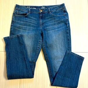 Ann Taylor Loft sz12 curvy skinny jeans